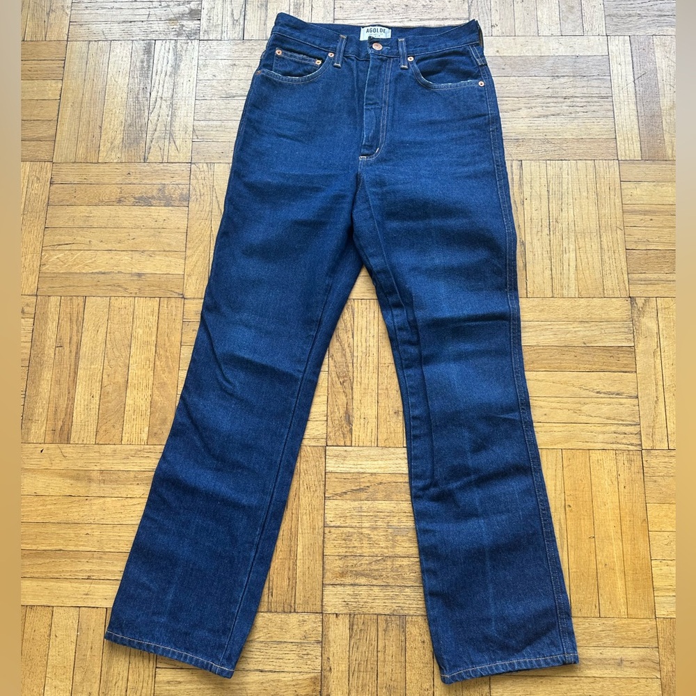 Agolde Pinch Waist Kick Flare in Radio